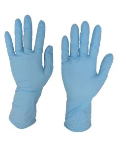 Singer Nitrile Dispo Gloves Blue Long Powder-Free