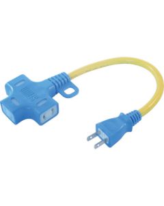 3P Look type Multitap Short Extension Cord 1เส้น
