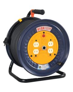 กลองไฟฟ้า รุ่นมาตรฐาน 100V ดรัม 2 แกน สเปค สายหนาพิเศษ 50m