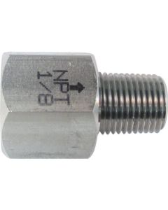 เต้ารับแปลงด้านในและด้านนอกสแตนเลส ด้านนอก NPT 1/8 x ด้านใน PT 1/8