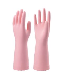 ถุงมือยางไนไตร Nice Hand Extra Thin สีชมพู S