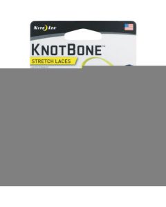 [ยกเลิก] NiteIze Knot Bone Stretch Shoelace สีดำ