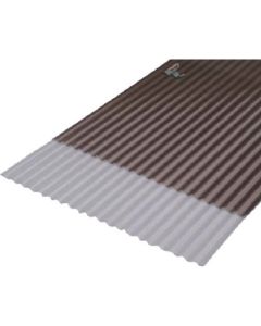 543951 แผ่นลูกฟูกโพลีคาร์บอเนต NIPC-607NJ กว้าง 655mm x ยาว 1820mm ใส