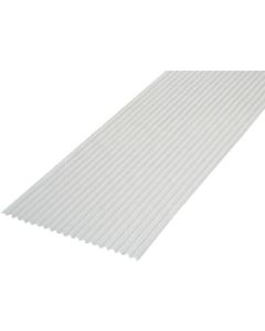543762 แผ่นลูกฟูก (โพลีคาร์บอเนต, นูน) NIPC-707E ใส