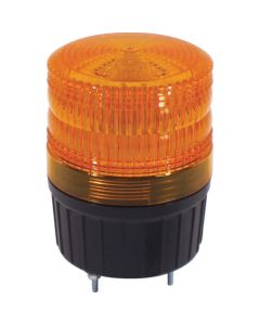 ไฟหมุน LED ขนาดเล็ก ไฟกระพริบ LED 90 100V สีเหลือง