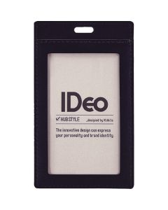 ตลับนามบัตร IDEO HUBSTYLE หนังวัวสีน้ำเงินเข้ม/แบบแนวตั้ง