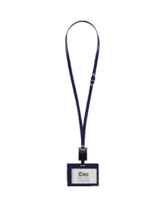 ที่ใส่นามบัตร IDeo Hubstyle สีกรมท่า หนังแท้/แบบม้วน