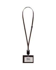 ที่ใส่นามบัตร IDeo hubstyle สีน้ำตาลเข้ม แบบม้วนหนังแท้