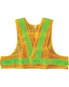 LED Short Mesh Safety Vest 1ชุด