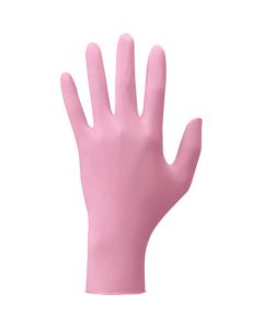 ถุงมือสารพัดประโยชน์ สีชมพูกุหลาบ 50 ชิ้น ไซส์ S