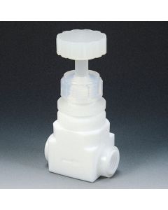 ไดอะแฟรมวาล์ว ฟลูออโรเรซิ่น (PTFE) ตัวเมีย แนวนอน ชนิด RC1/2