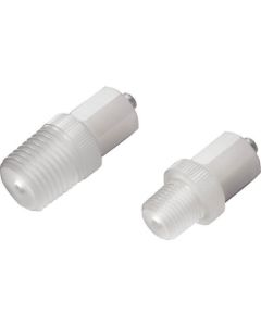 ข้อต่อ PCTFE ตัวผู้ luer lock R1/4 Orifice Φ2.5
