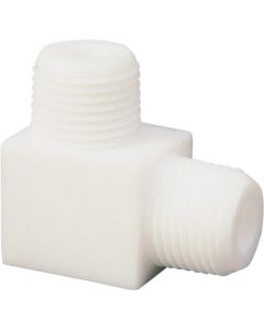 จุกนมข้อศอกฟลูออโรเรซิน (PTFE) R3/8 x 3/8