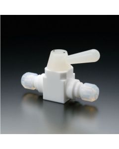 บอลวาล์ว สองทาง ฟลูออโรเรซิ่น (PTFE) ชนิด φ8
