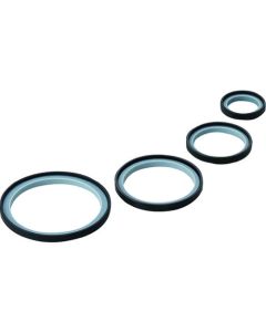 ปะเก็นรูปตัว L สุขาภิบาลสำหรับข้อต่อสกรู (EPDM + PTFE) 1S