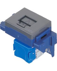 สินค้า ซีรีส์ ข้อมูล แจ็คโมดูลาร์ CAT6 ชนิดฝังตัว สีเทา