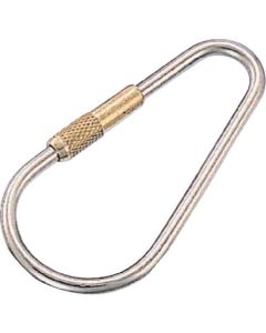 Stainless Steel Key-ring w/brass nut 1อัน