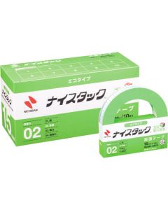 เทปสองหน้า ชนิดประหยัด กองดี NWBB-15ECO 15 มม. x 20 ม. (รวมม้วนใหญ่ 10 ม้วน) ข้อมูลจำเพาะ กาวอีโค ผลิตภัณฑ์ที่ได้รับการรับรองเครื่องหมายอีโค