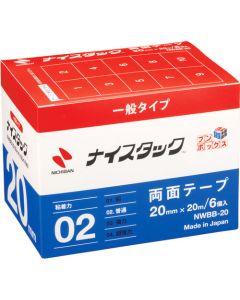 เทปสองหน้า กองสวย NWBB-20 20มม. x 20ม. (รวม 6 ม้วน)