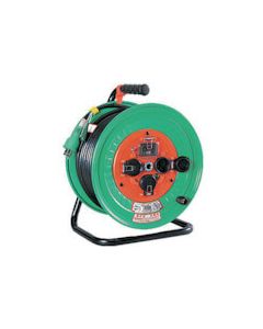 ดรัมไฟฟ้ากันฝนและกันฝุ่น 100V 30m พร้อมเซ็นเซอร์อัตโนมัติชนิดป้องกันการรั่วไหลของโลกเกินพิกัด NW-EK33PN