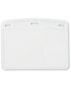 ซองใส่ป้ายชื่อ ชนิดอ่อน แนวนอน ID 2 ชิ้น (รวม 10 ชิ้น)