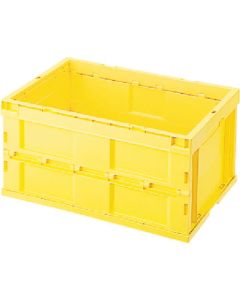 ลังพลาสติกพับได้ ไม่มีฝาปิด 40L 530 x 366 x 271 Yellow