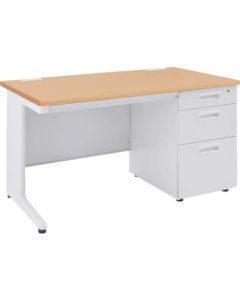 โต๊ะแขนเดี่ยวกว้าง 1200 มม. สีธรรมชาติ