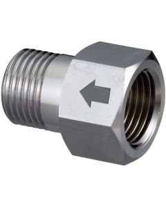 Nipple With Check Valve(Bronze)