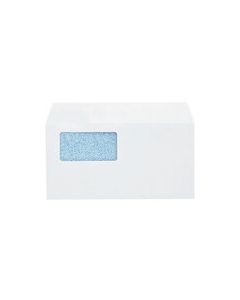 ซองยาว 3 มีหน้าต่าง 100 แผ่น Kent สีขาว พร้อมกาว P028J-WS (830346)