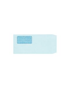 ซองหน้าต่างยาว 3 สีน้ำเงิน 100 แผ่น พร้อมเทป P029J-B (830345)