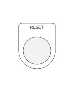 Inscription Board (for push botton/select switch)