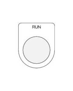 Inscription Board (for push botton/select switch)