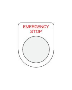 Inscription Board (for push botton/select switch)