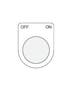 Inscription Board (for push botton/select switch)
