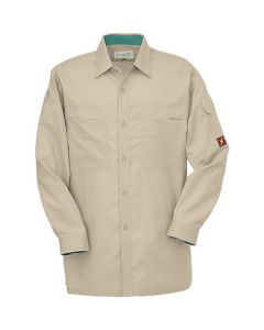 เสื้อเบลาส์แขนสั้น P-5580 2 สีเบจ 4L