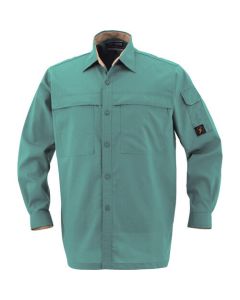 เสื้อเชิ้ตแขนยาว P-5588 9 เขียว M