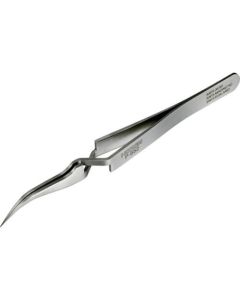 Reverse Action Tweezer 115mm ปลายโค้ง ปลาย 0.2mm