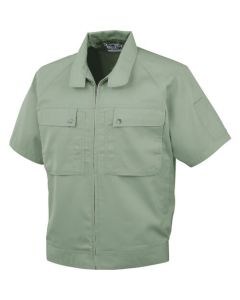เสื้อเบลาส์แขนสั้น P-6690 9 I เขียว LL