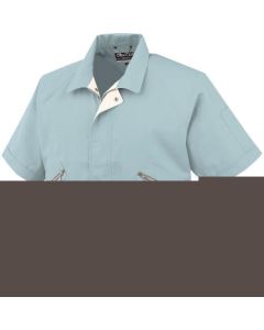 เสื้อเบลาส์แขนสั้น P-8890 6 สีน้ำเงิน 4L