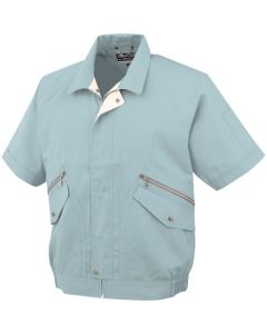 เสื้อเบลาส์แขนสั้น P-8890 6 สีน้ำเงิน LL