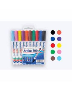 ชุดปากกาเคมี Artline 700 (10 สี)