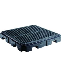 Heavy-Duty Drum Poly Spill Containment Pallet