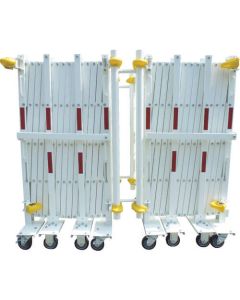 Vehicle checking fence ( expansion and contraction type)