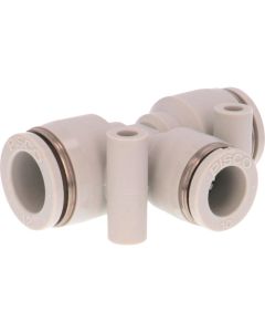 Tube Fitting Unequal Union Tee Light-gray 10 อัน