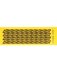 ISO Warning Symbols 2ถุงถุงละ 10แผ่น
