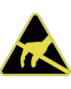 IOS Warning Symbols-Warning of Static Sensitive Device ถุงละ 10แผ่น