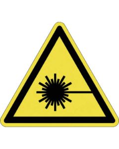 IOS Warning Symbols-Caution-Laser Beam ถุงละ 10แผ่น