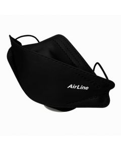 หน้ากากอนามัยแอร์ไลน์ 4 ชั้น F-Type สีดำ