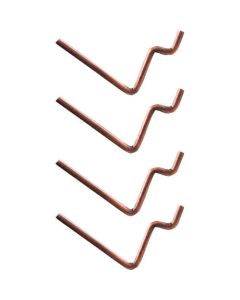 Perforated board PEGGY L-shaped hook brown