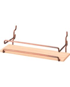 Perforated board PEGGY mini shelf brown
